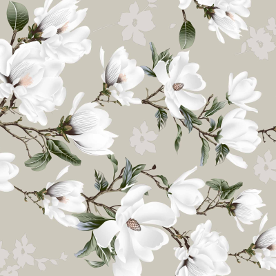 Voodilina beež magnoolia 